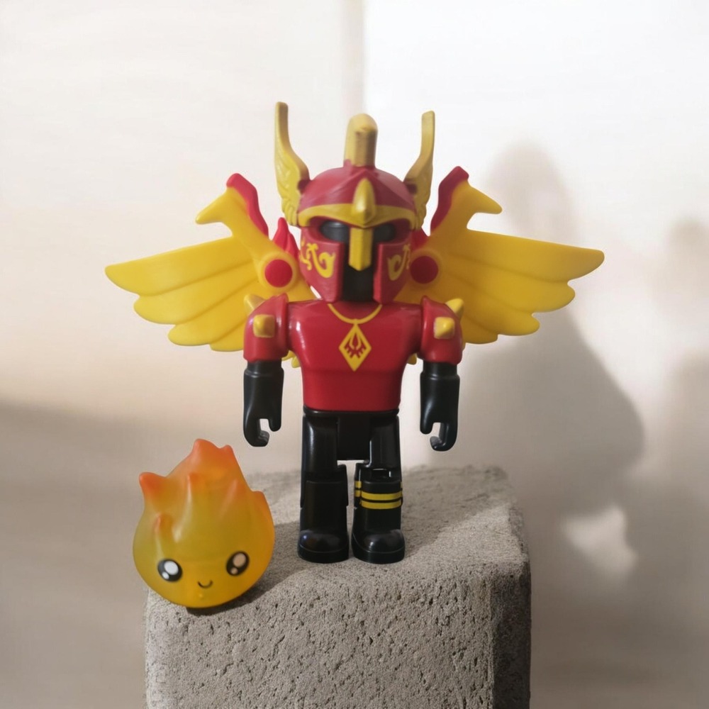 Roblox Lord of the Federation Celebrity Series 2 Action Figure with Flame Spirit